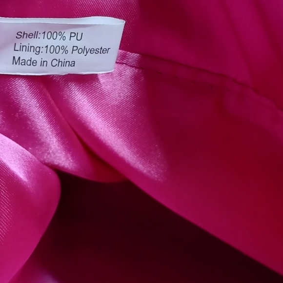 NEW BABYLISS PRO Pink Hot Pink Faux Reptile Print Tote Bag Zipper Top Purse - Picture 11 of 13